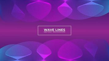 Abstract Wave Line Background Design Vector, Spectrum Frame Concept vector