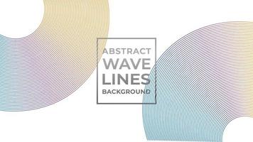 Colorful Curved Lines Design Vector, Abstract Wave Line Background Design Template, Compact Disk Concept vector