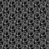 pattern with milk. vector doodle illustration with milk icon.  seamless milk pattern