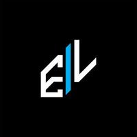 EL letter logo creative design with vector graphic