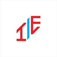 IE letter logo creative design with vector graphic