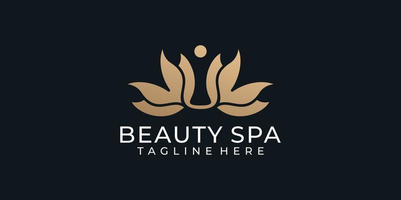 Luxury beauty spa boutique wedding feminine logo design inspiration