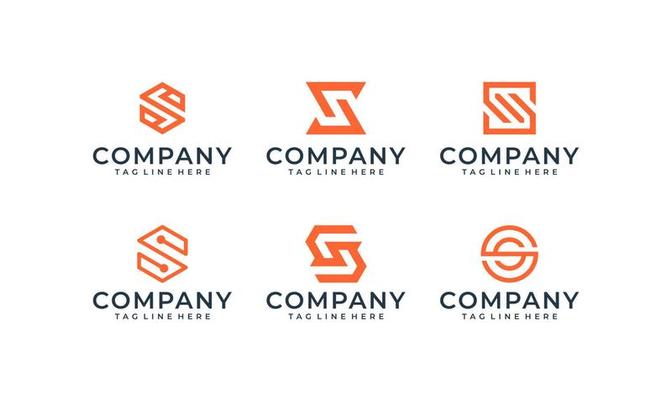 Inspiration Letter S Logo Design Bundle Vector