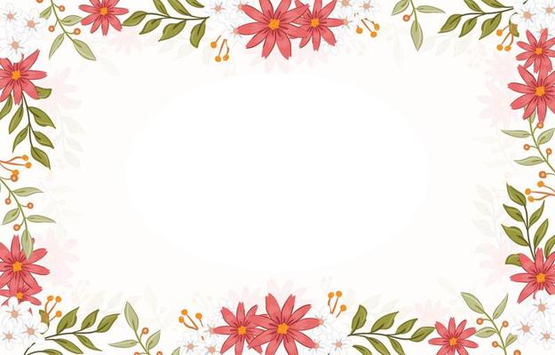 pink and white floral background