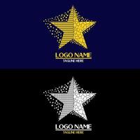 logotipo de estrella, logotipo de diseño único simple y moderno vector