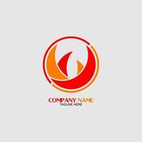 geometric logo, simple unique and modern design vector
