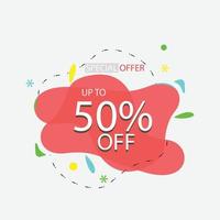 Super sale special offer banner promotion for advertising vector