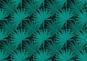 Set of seamless tropical leaves background Premium Vector