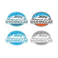 Wash car logo illustration vector