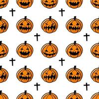 Seamless background with Halloween festival. Seamless wrapping paper pattern. vector