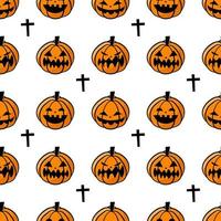 Seamless background with Halloween festival. Seamless wrapping paper pattern. vector