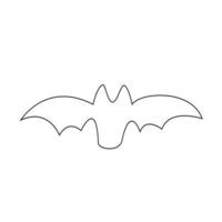 Halloween Silhouette Bat clipart background vector