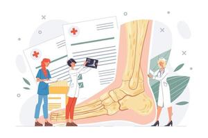 Foot or ankle trauma, sprain diagnosis, treatment