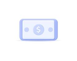 3d money realistic icon design illustrations. 3d render vector design concept
