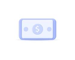 3d money realistic icon design illustrations. 3d render vector design concept