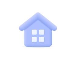 3d house icon