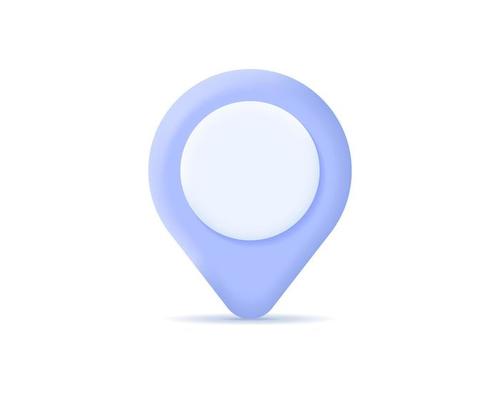 3d location realistic icon design illustrations. 3d render vector design concept