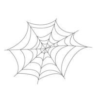 halloween telaraña de fondo vacaciones aislado vector