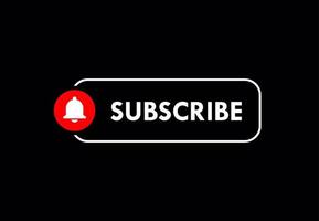 Subscribe Bell Isolated Flat Icon Video Channel Lower Thirds Illustration Web Element vector