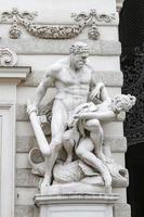 Statue in Hofburg Palace in Vienna, Austria photo