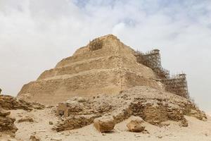 Step Pyramid in Saqqara Necropolis, Cairo, Egypt photo