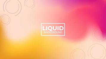 Liquid mesh with color orange and pink Background, easy to edit vector