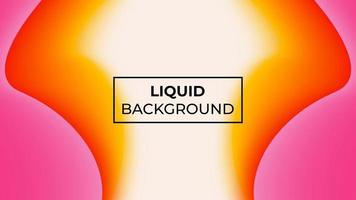Liquid with orange and pink color Background, easy to edit vector