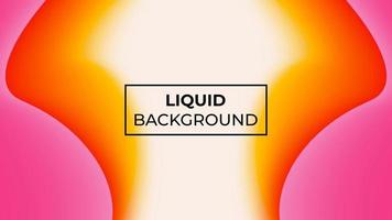 Liquid with orange and pink color Background, easy to edit vector