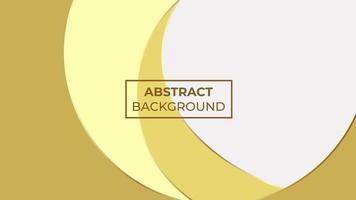 Luxury Background with curves of several circles in three different colors, easy to edit vector