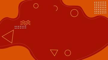 Abstract background with composition of orange and maroon colored dynamic shapes. EPS 10. vector