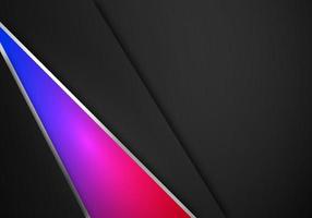 Abstract Carbon Fiber Dark Background with Colorful Line Modern, Technology, Futuristic vector