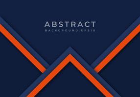 Abstract Orange Arrow Blue Shadow Line with Blank Space Design Modern Futuristic Background Geometric Overlap Layer Paper Cut Style vector