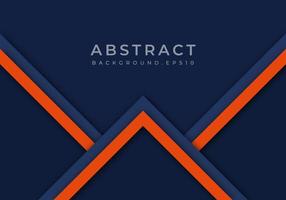 Abstract Orange Arrow Blue Shadow Line with Blank Space Design Modern Futuristic Background Geometric Overlap Layer Paper Cut Style vector