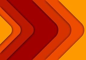 Orange Background Geometric Overlap Layer Paper Cut on Dark with Space Design vector