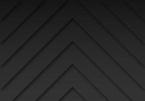 Abstract Black Metallic Tech Fold Shadow Layout Modern Template Background vector