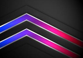 Abstract Carbon Fiber Dark Background with Colorful Line Modern, Technology, Futuristic vector