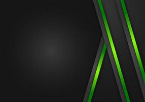 flecha verde abstracta línea de sombra gris oscuro con diseño de espacio en blanco fondo futurista moderno capa de superposición geométrica estilo de corte de papel vector