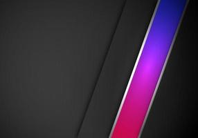 Abstract Carbon Fiber Dark Background with Colorful Line Modern, Technology, Futuristic vector