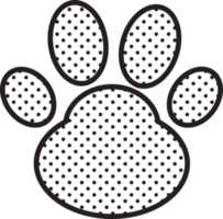 Animal footprint icon sign design png