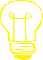Drawing light bulb icon sign symbol design png