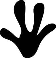 Animal footprint icon sign symbol design png