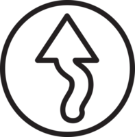 flecha signo icono signo símbolo diseño png