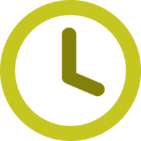 Clock icon sign symbol design png