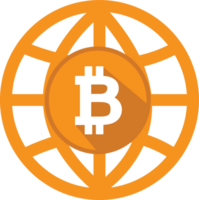 Bitcoin-Symbol-Zeichen-Symbol-Design png