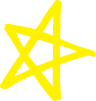 Sternsymbol Hand zeichnen Zeichen Symboldesign png