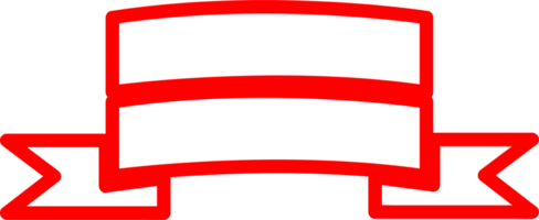 design de símbolo de sinal de ícone de fita png