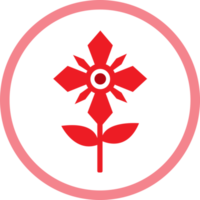 blomma ikonen flora tecken symbol design png