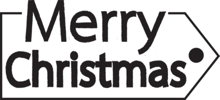 merry christmas tekst belettering ontwerp png