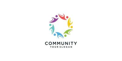 Community logo collection with creative concept Premium Vector part 2