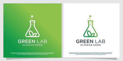 Labs logo with creative element style Premium Vector part 5